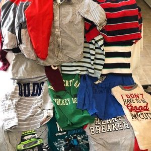 Boys 5 5T Long Sleeve lot Osh Kosh and Carters